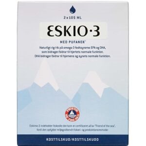 Eskio-3 med E-vitamin 2 x 105 ml (Udløb: 03/2023)
